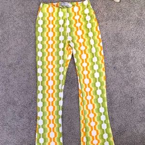 URBAN OUTFITTERS GEOMETRIC FLARE PANTS